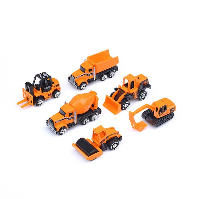 Автотрек 6621 "Дино: хранитель машин" (желтый) в коробке