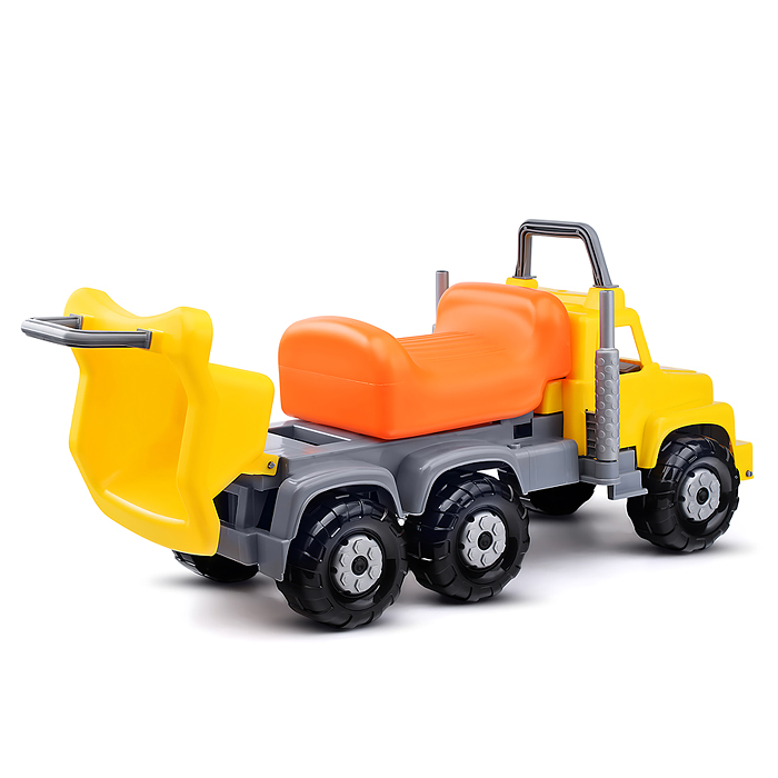 Автомобиль-каталка "Супергигант-2" (жёлто-оранжевый)