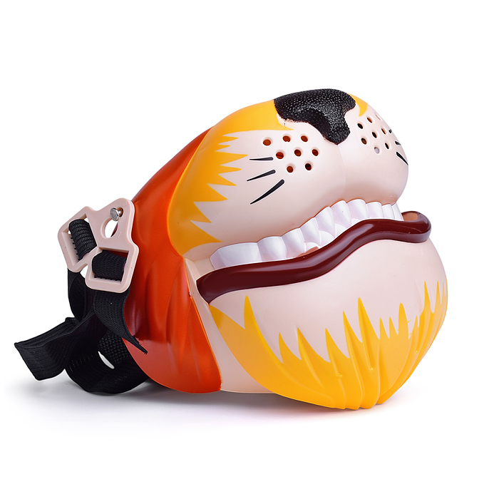 Маска K1A "Львенок" со светом и устройством для изменения голоса, USB, в коробке