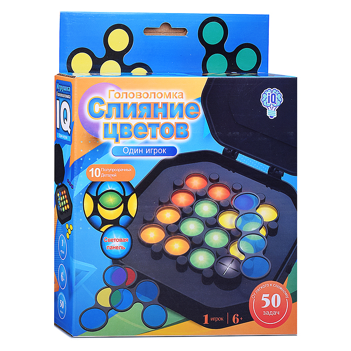Головоломка IQ-9A "Слияние цветов" в коробке