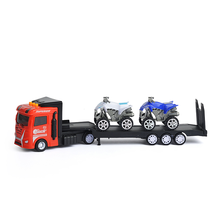 Фото к товару Автовоз 99A5-3C с квадроциклами, в коробке Автовоз 99A5-3C с квадроциклами, в коробке