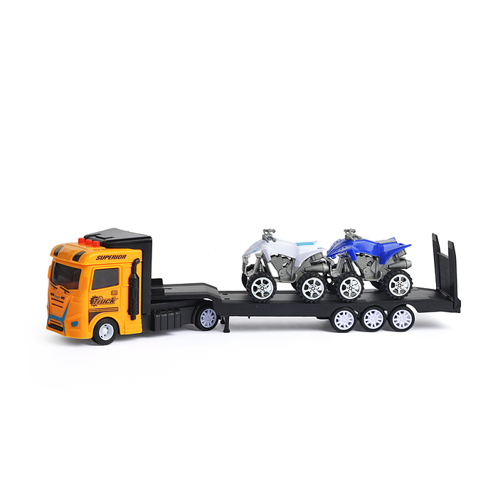 Фото к товару Автовоз 99A5-3C с квадроциклами, в коробке Автовоз 99A5-3C с квадроциклами, в коробке