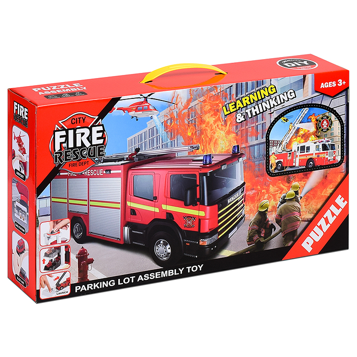 Парковка 558-40D "Пожарная" в коробке