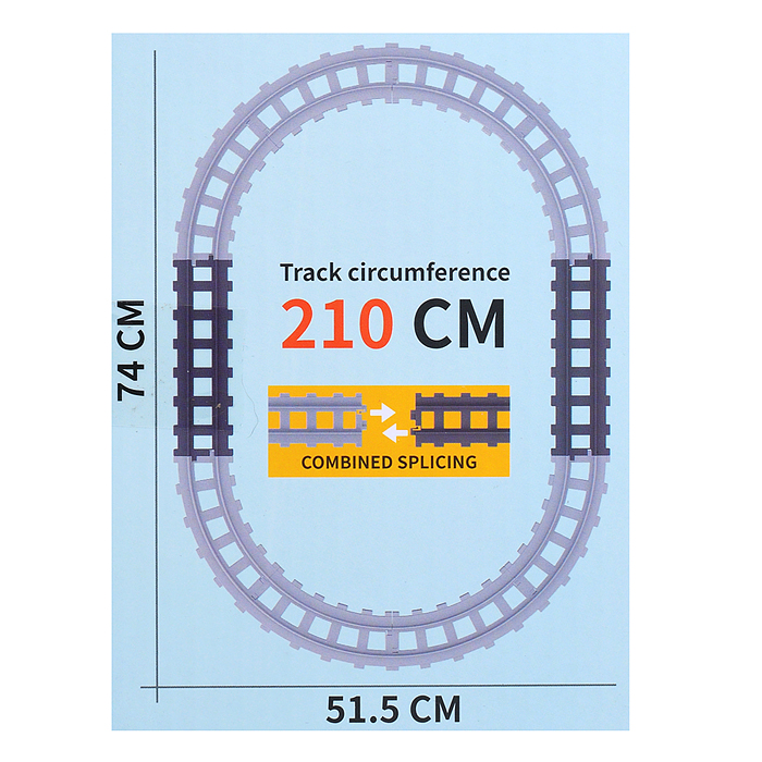 Железная дорога 19052B "Быстрый поезд" в коробке