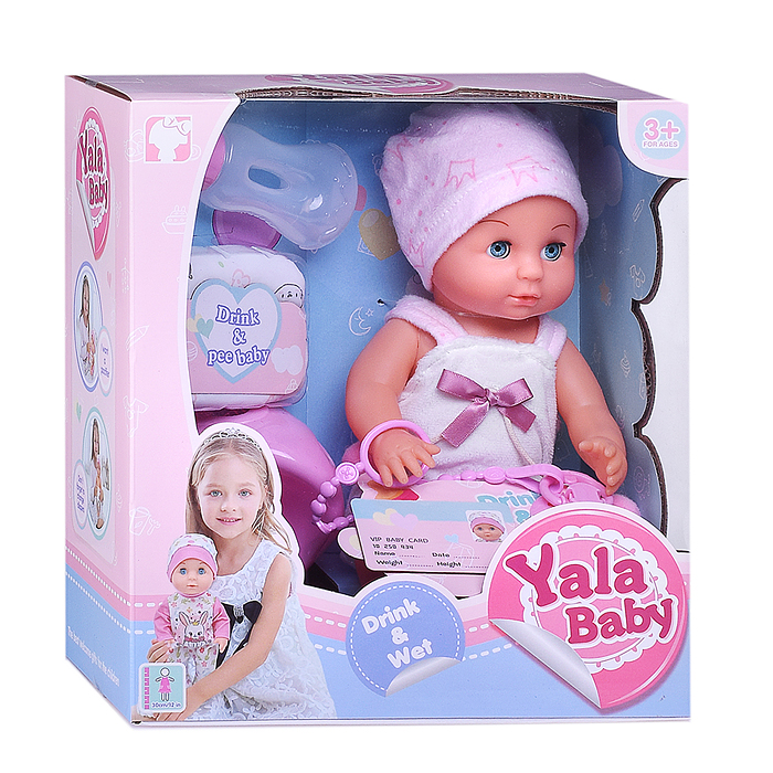 Пупс YL2430L-N "Танюша" с аксессуарами, в коробке