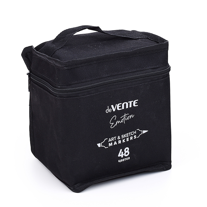 Набор маркеров для скетчинга "Emotion" 48 цветов, двусторонние (кистевидный 2 мм/скошенный 