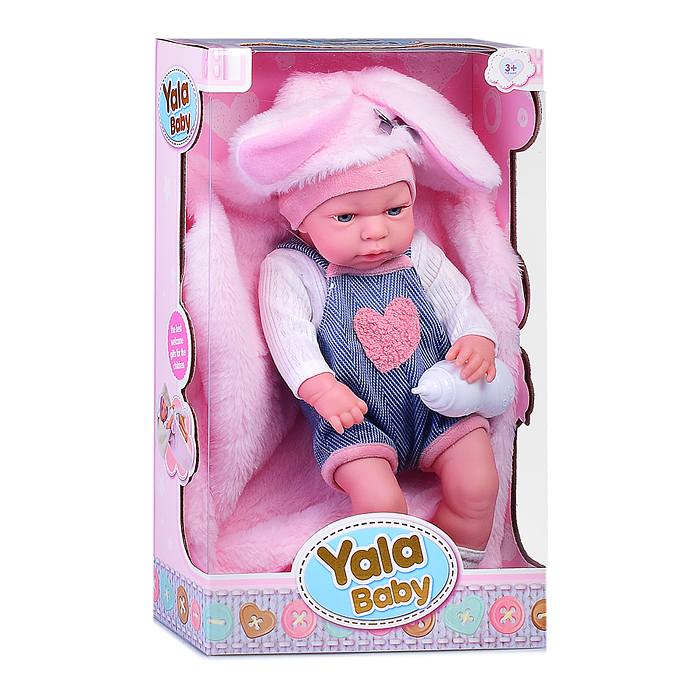 Фото к товару Пупс YL2316D-F "Оливия" с аксессуарами, в коробке Пупс YL2316D-F "Оливия" с аксессуарами, в коробке