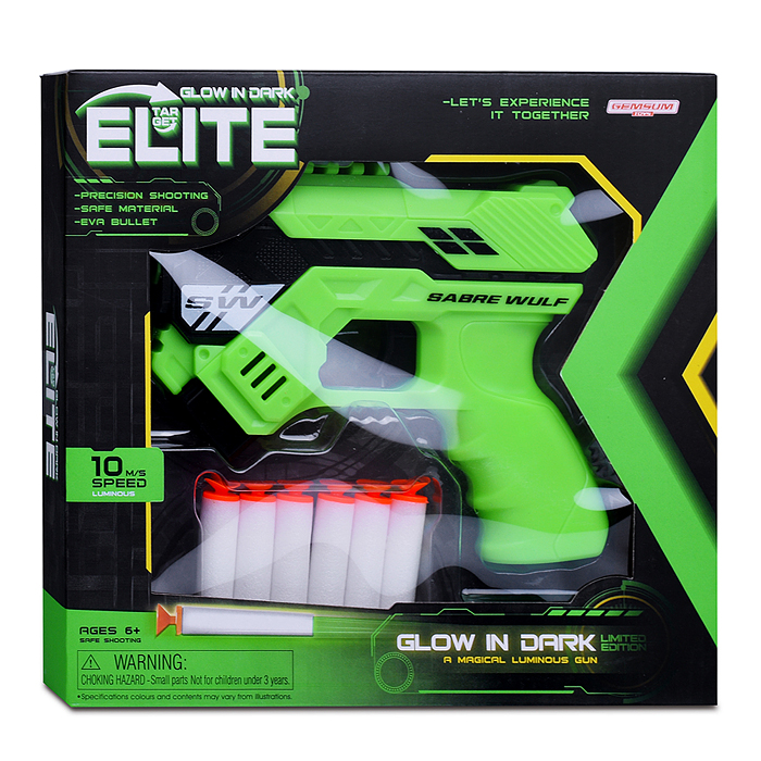 Фото к товару Бластер 384 "Меткий выстрел" с мягкими пулями, в коробке Бластер 384 "Меткий выстрел" с мягкими пулями, в коробке