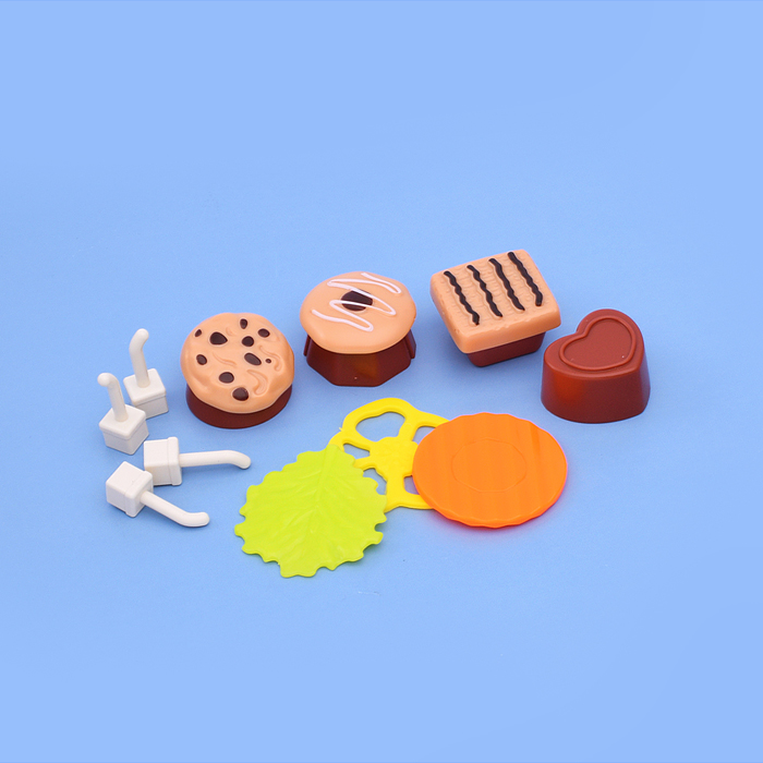 Игровой набор 889-230 "Кухонный гарнитур" бежевый 88 предмет. (свет, звук, пар, слив воды) в коробке