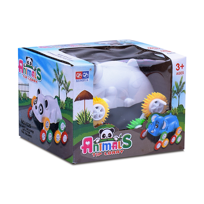 Машина V325 "Панда" перевёртыш, на батарейках.