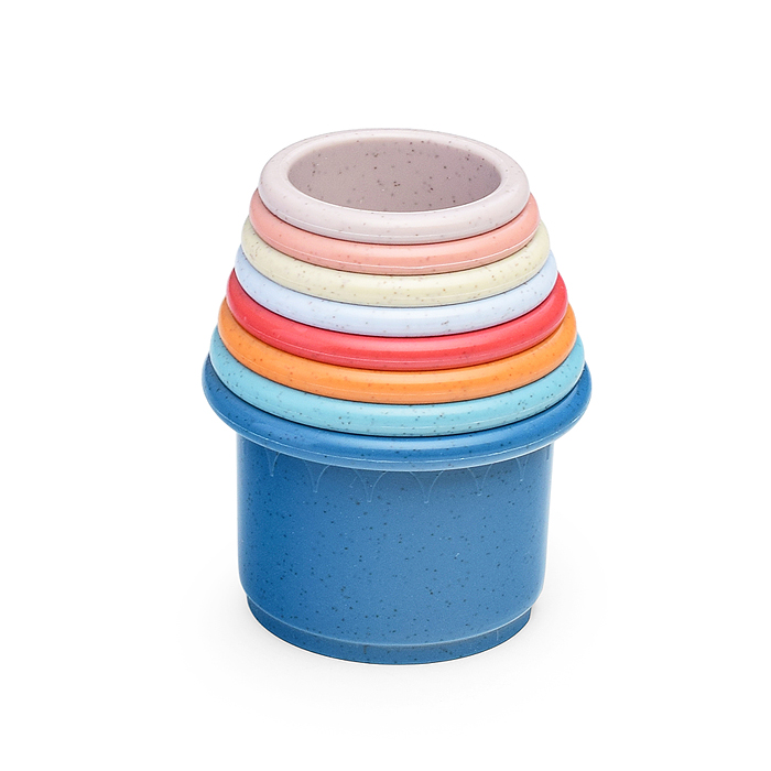 Пирамидка 617-41 "Цветные стаканчики" в сетке