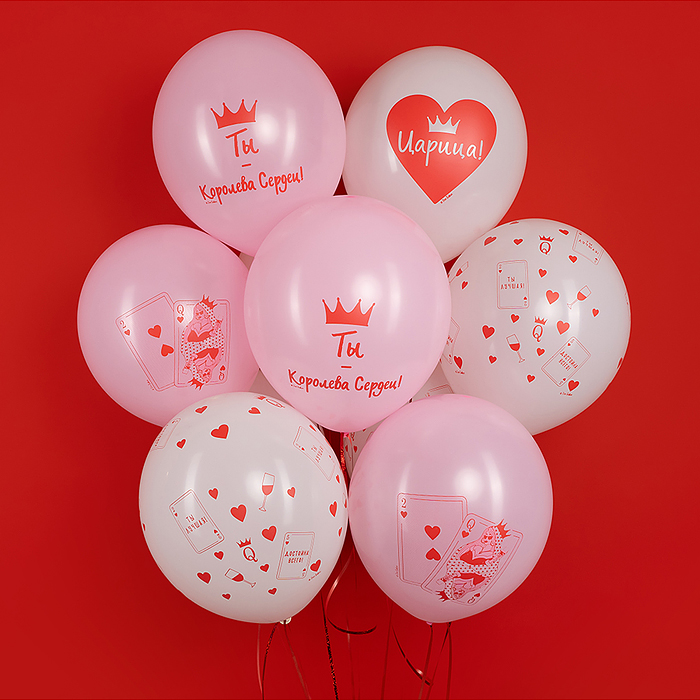 Фото к товару Шар (12''/30 см) Королева, Ассорти, пастель, 5 ст, 25 шт. Шар (12''/30 см) Королева, Ассорти, пастель, 5 ст, 25 шт.