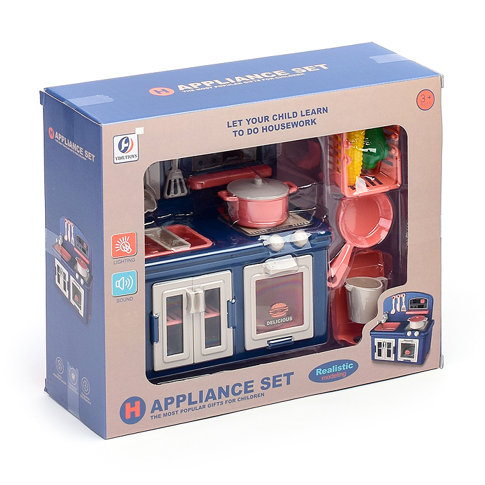 Игровой набор YH189C "Кухня. Мойка. Плита" в коробке