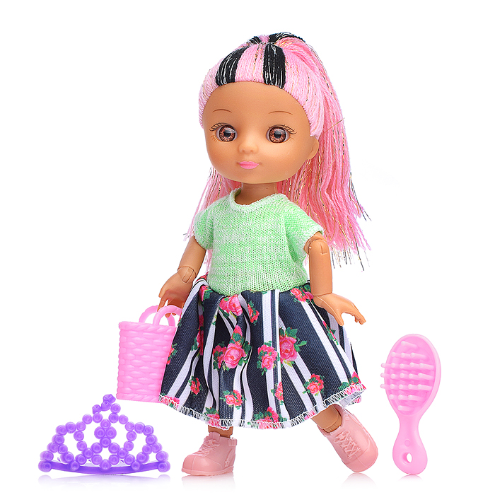 Кукла UT0133-4 "Моя куколка "Шопинг" с аксессуарами, в пакете