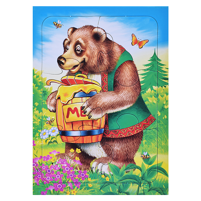 Пазл мал. Медведь 0+ Пазл мал. Медведь 0+