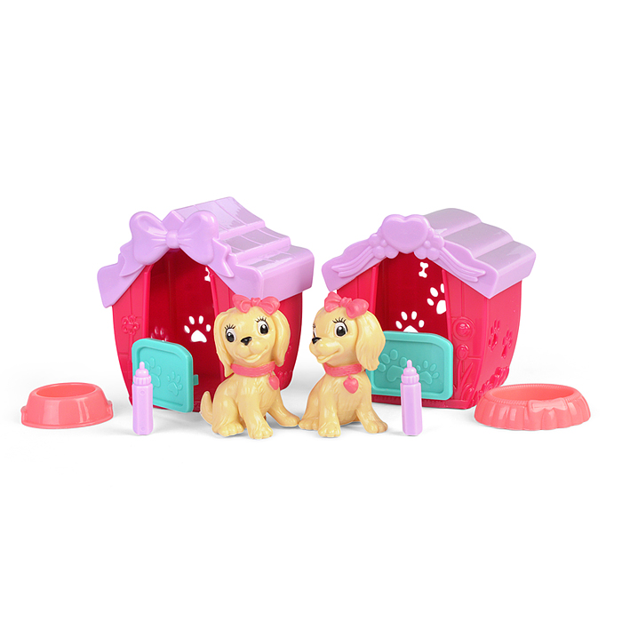 Фото к товару Набор питомцы 2401-1 "Собачки" с аксессуарами, в коробке ( в ассортименте) Набор питомцы 2401-1 "Собачки" с аксессуарами, в коробке ( в ассортименте)