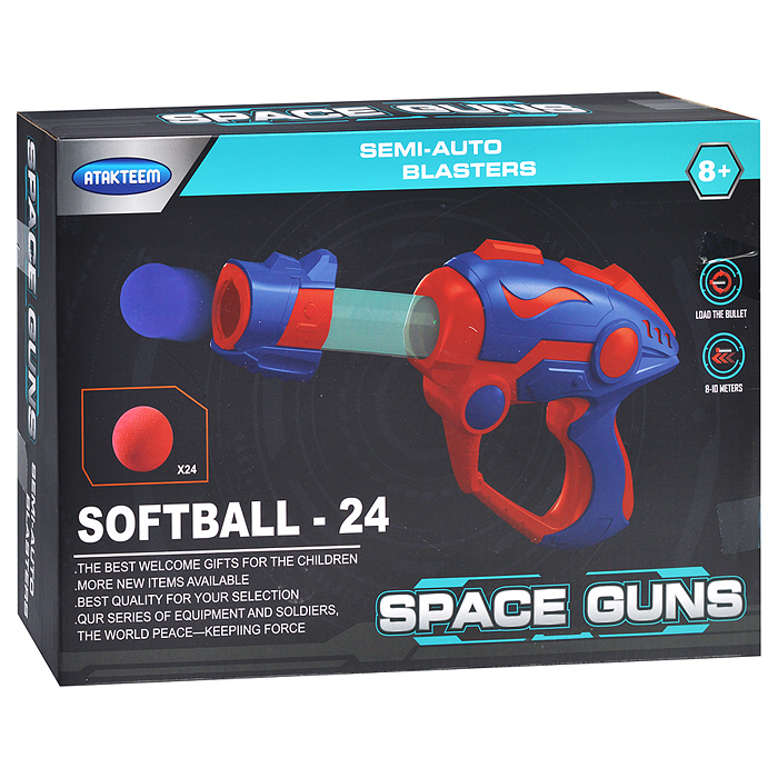 Фото к товару Бластер CMQ-100A "Галактическая атака" в коробке Бластер CMQ-100A "Галактическая атака" в коробке