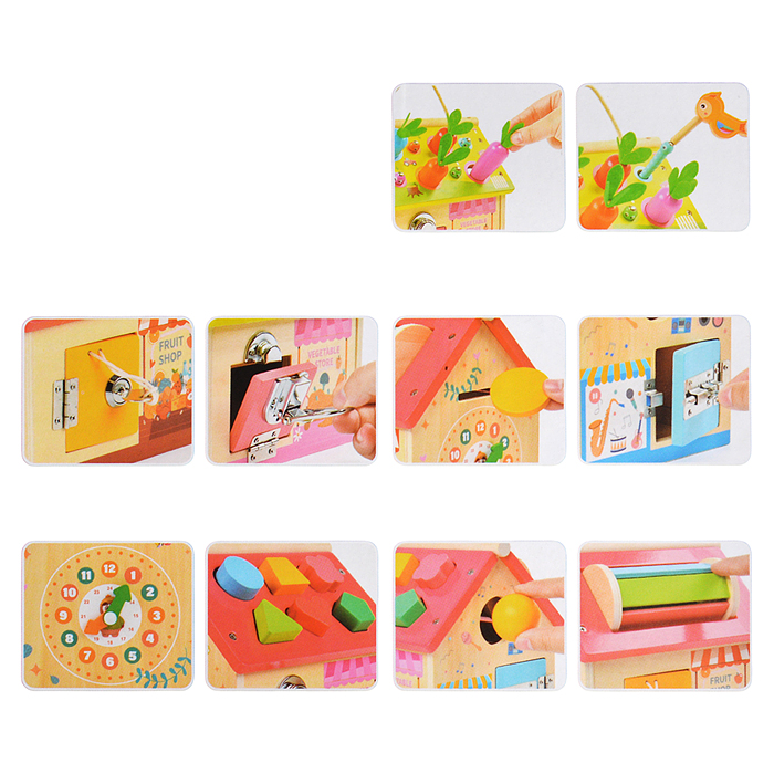 Сортер D1821 "Развивающий домик"