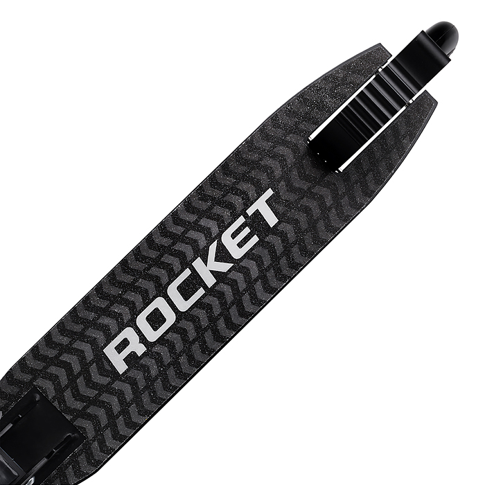 Самокат детский R0201 ROCKET, алюминиевый, колеса PU, 145 мм, черный