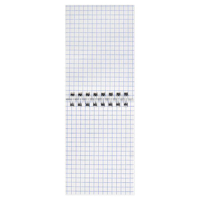 Блокнот 40 л., А7 "Техно крошки" на гребне.