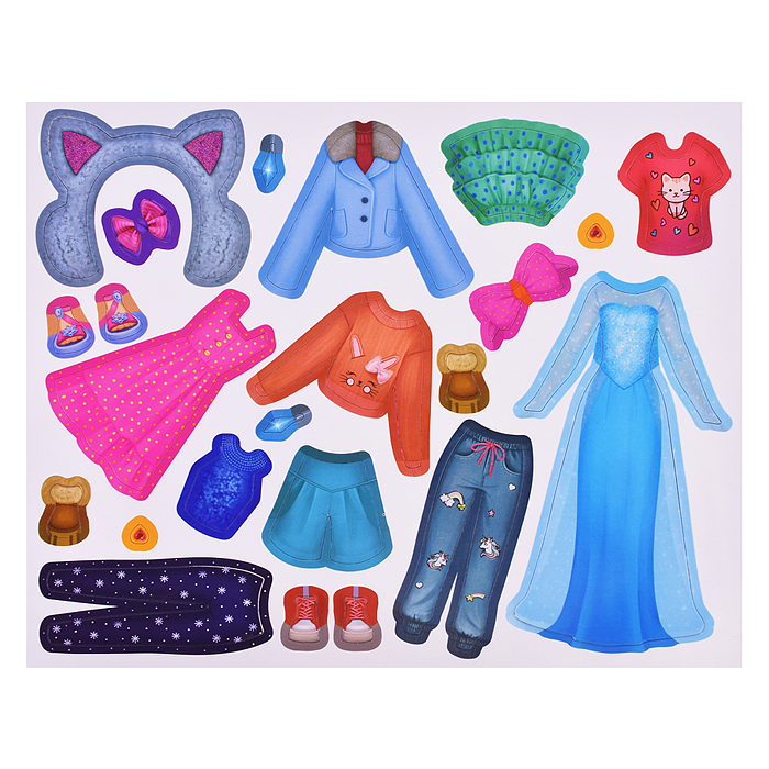 Игры на магнитах. Стильные штучки. Куколка Алиса