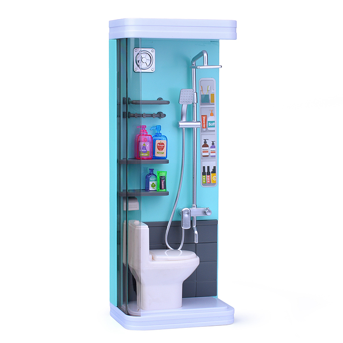 Набор мебели для кукол 818-350 "Уборная" в коробке