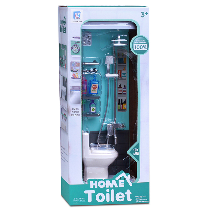 Набор мебели для кукол 818-350 "Уборная" в коробке