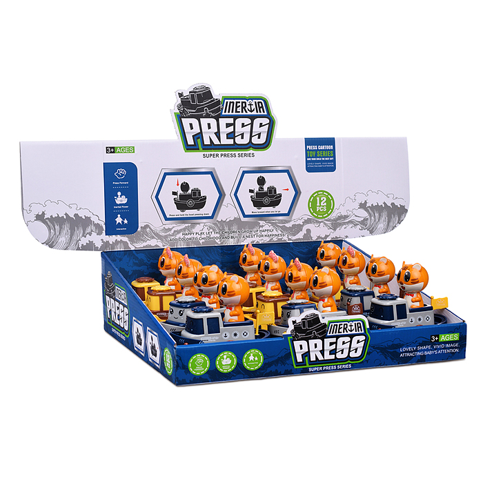 Фото к товару Катер 820-3 с тигренком, в ассортименте, в коробке Катер 820-3 с тигренком, в ассортименте, в коробке