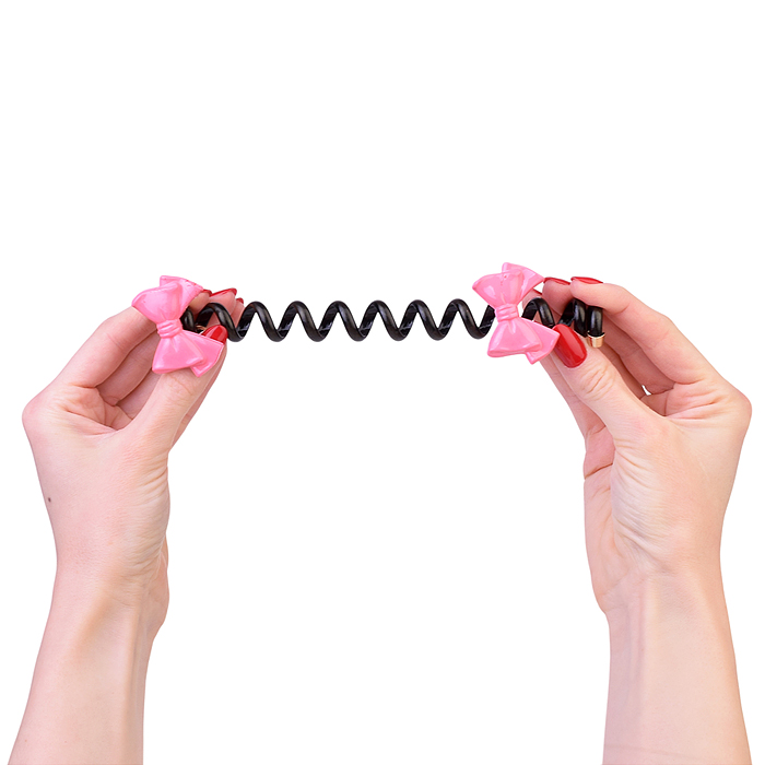 Набор заколок для волос 00-5246 "Бантик на пружинке" (2 шт)