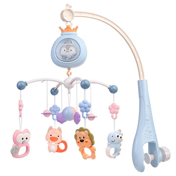 Мобиль на кроватку 368-6B "Радость малыша-1" на батарейках, в коробке