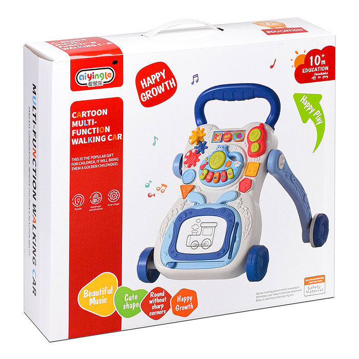 Фото к товару Игровой центр-Каталка 368-16C "Весело шагаю!" в коробке Игровой центр-Каталка 368-16C "Весело шагаю!" в коробке