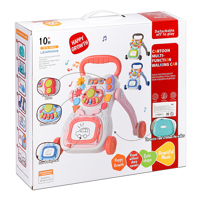 Фото к товару Игровой центр-Каталка 368-16C "Весело шагаю!" в коробке Игровой центр-Каталка 368-16C "Весело шагаю!" в коробке