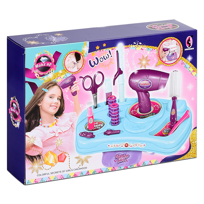 Фото к товару Игровой набор стилист KL3077 "Салон красоты" в коробке Игровой набор стилист KL3077 "Салон красоты" в коробке