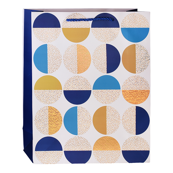 Пакет подарочный 00-4868 "Блестящие шары" 26*10*32см.