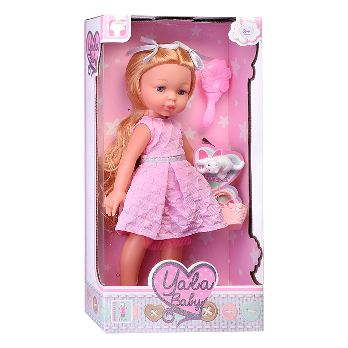 Кукла R232C "Алиса" с аксессуарами, в коробке