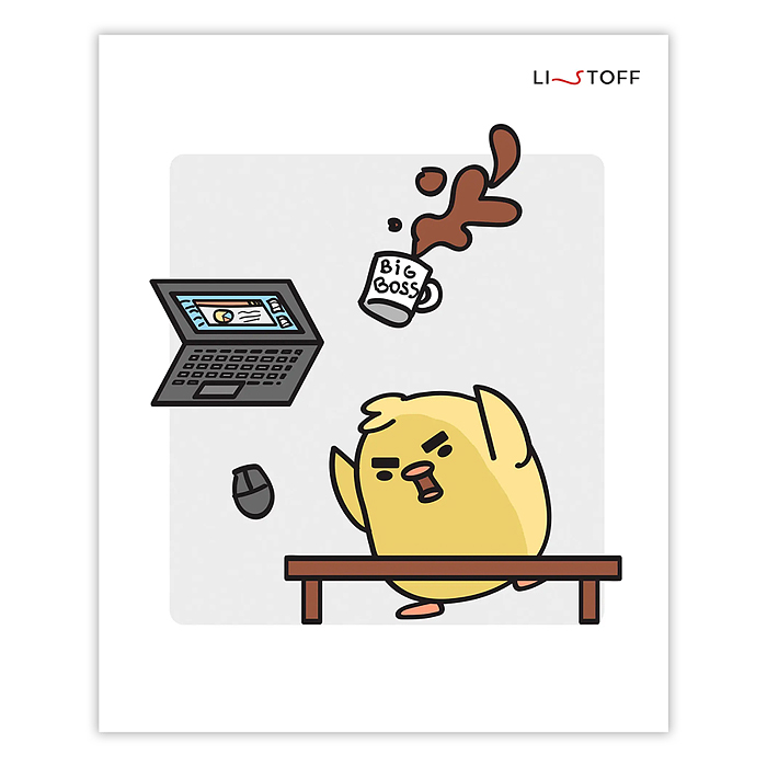 Тетрадь 96л. клетка "Цып Цыпыч"