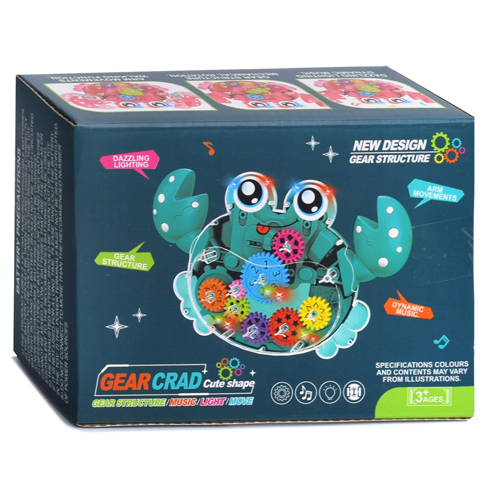 Краб 696-48 на батарейках, в коробке