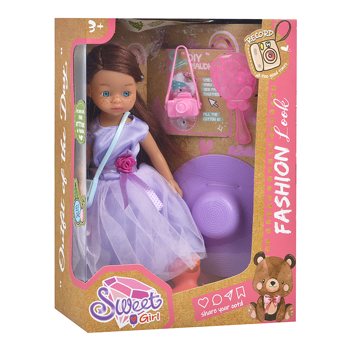 Фото к товару Кукла с аксессуарами YF2052D "Стиляга" в коробке Кукла с аксессуарами YF2052D "Стиляга" в коробке