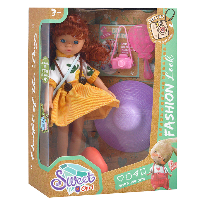 Фото к товару Кукла с аксессуарами YF2052D "Стиляга" в коробке Кукла с аксессуарами YF2052D "Стиляга" в коробке