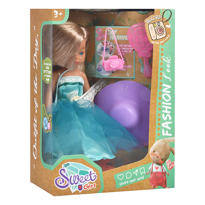 Фото к товару Кукла с аксессуарами YF2052D "Стиляга" в коробке Кукла с аксессуарами YF2052D "Стиляга" в коробке