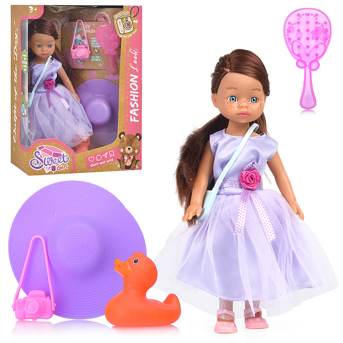 Фото к товару Кукла с аксессуарами YF2052D "Стиляга" в коробке Кукла с аксессуарами YF2052D "Стиляга" в коробке