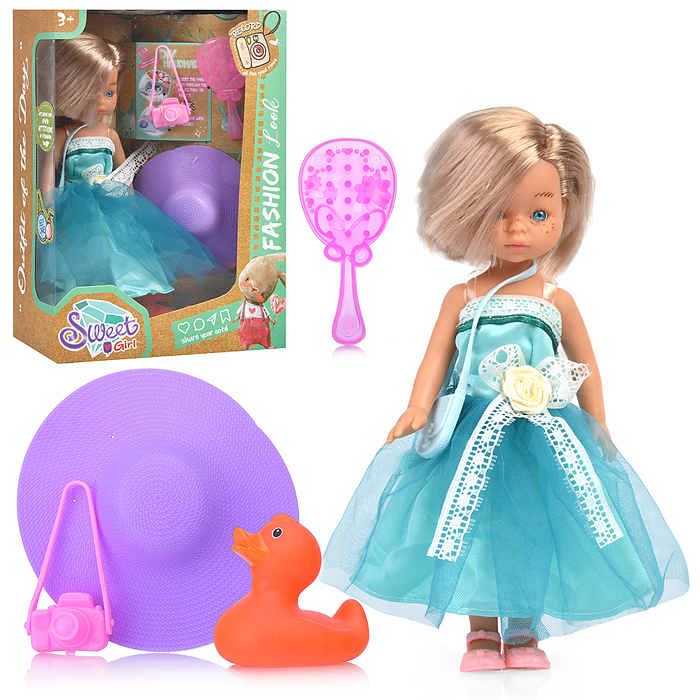 Фото к товару Кукла с аксессуарами YF2052D "Стиляга" в коробке Кукла с аксессуарами YF2052D "Стиляга" в коробке