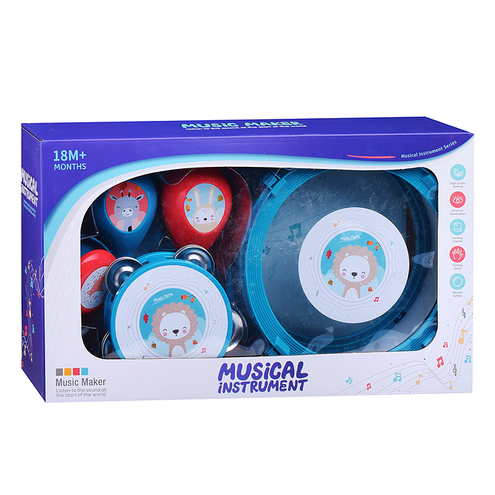Набор музыкальных инструментов 3602E "Music Party" в коробке