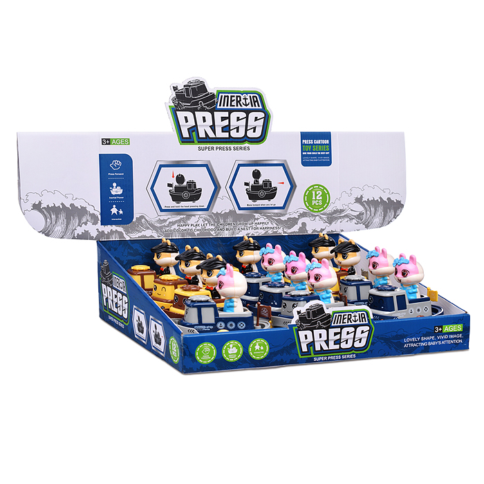 Катер 820-4 с кроликом, в ассортименте, в коробке