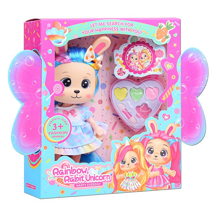 Кукла-зайчик GN0709-4 "Вилена" в коробке