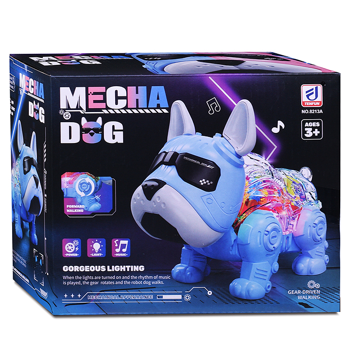 Собака 8213A "Крутой бульдог" в коробке