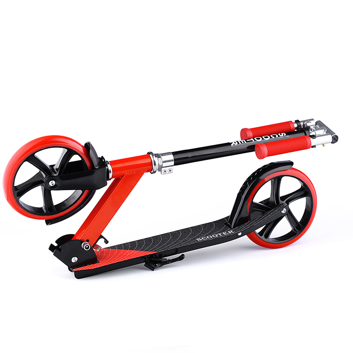 Самокат U037839Y 2-х кол., красный, PU, ABEC 7, в коробке