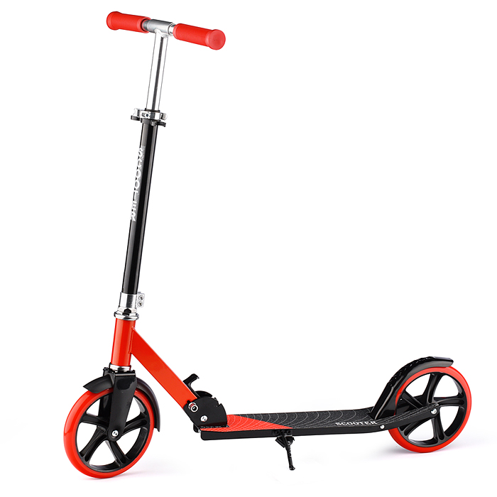 Самокат U037839Y 2-х кол., красный, PU, ABEC 7, в коробке