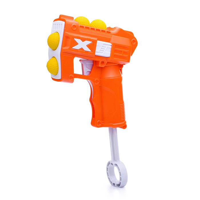 Фото к товару Бластер 393 "Отличная цель" с шариками и мягкими пулями, в коробке Бластер 393 "Отличная цель" с шариками и мягкими пулями, в коробке