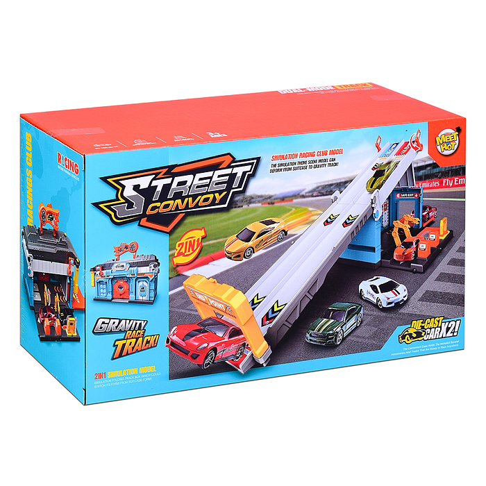 Парковка-трек MH-195 "Street convoy-1" в коробке